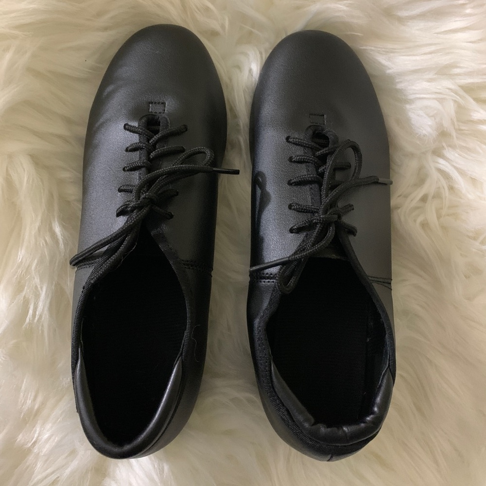 Black tap shoes